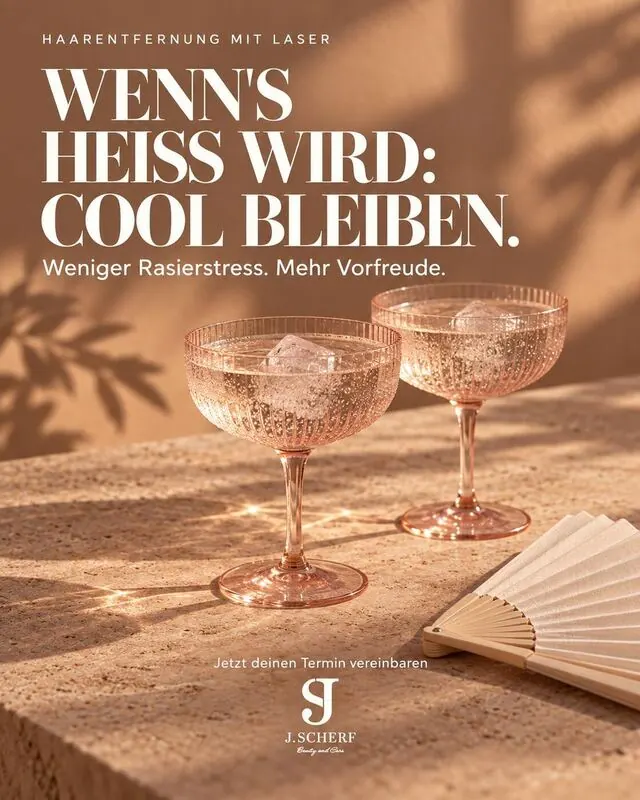 Instagram-Beitrag: Wenn's heiß wird, cool bleiben.